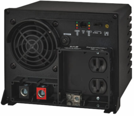 1250W PowerVerter Plus Inverter, 12V DC Input, 2 Outlets, 2500W Peak Output