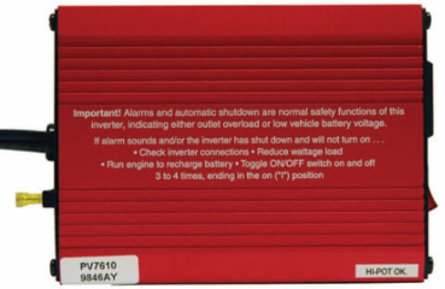 150W Ultra-Compact Power Inverter with 1 Outlet, 12V DC to 120V AC Output