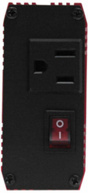 150W Ultra-Compact Power Inverter with 1 Outlet, 12V DC to 120V AC Output