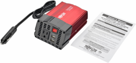 150W Ultra-Compact Car Inverter with NEMA Outlet & Dual USB Ports