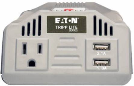 200W Ultra-Compact Car Inverter with 1 AC Outlet & 2 USB Ports