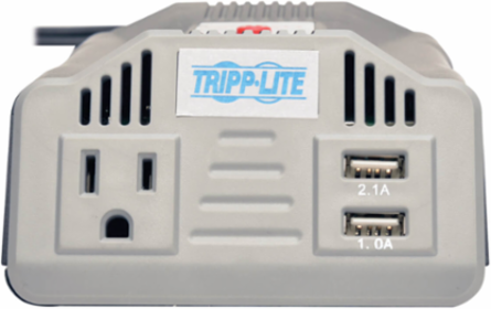 200W Ultra-Compact Car Inverter with 1 AC Outlet & 2 USB Ports