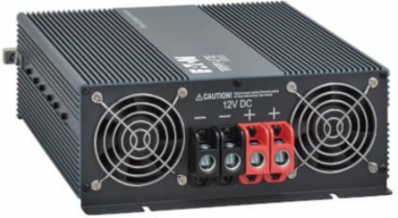3000W Heavy-Duty Inverter with 4 GFCI Outlets, 6000W Peak Output, 12V DC
