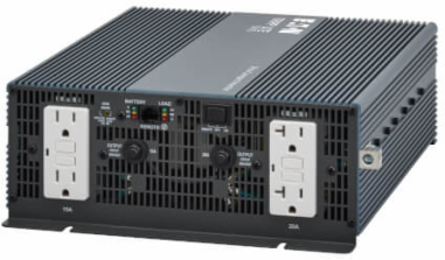 3000W Heavy-Duty Inverter with 4 GFCI Outlets, 6000W Peak Output, 12V DC