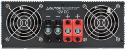 3000W Heavy-Duty Inverter with 4 GFCI Outlets, 6000W Peak Output, 12V DC