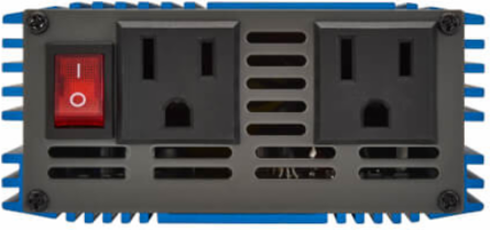 375W PowerVerter Ultra-Compact Car Inverter, 2 AC Outlets, 12V DC Input, 600W Peak Output