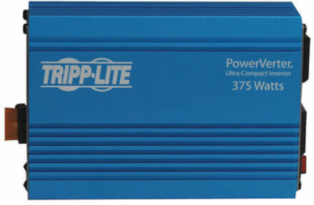 375W PowerVerter Ultra-Compact Car Inverter, 2 AC Outlets, 12V DC Input, 600W Peak Output