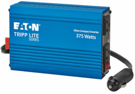 375W PowerVerter Ultra-Compact Car Inverter, 2 AC Outlets, 12V DC Input, 600W Peak Output