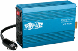 375W PowerVerter Ultra-Compact Car Inverter, 2 AC Outlets, 12V DC Input, 600W Peak Output
