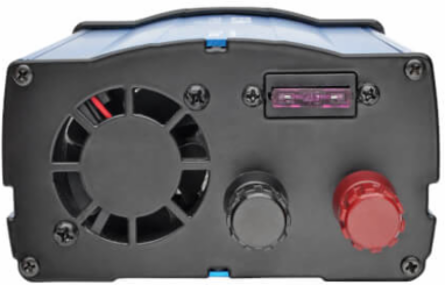 375W Ultra-Compact Car Inverter with 2 AC Outlets, 2 USB Ports, and 3 ft. Battery Cables