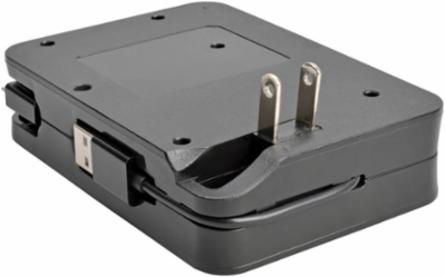 4-in-1 Ultra-Compact Inverter, 100 Watts, 2.1A USB Charging, Includes Adapters