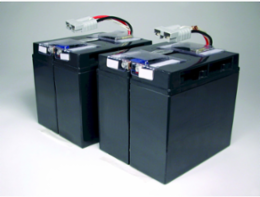 UPS Replacement Battery Cartridge Kit - 2 Batteries 6.5625 x 5.875 x 7 Inch, 18-Month Warranty