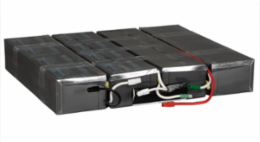 4U UPS Replacement Battery Cartridge Set of 16, 192VDC, 69.5 lbs