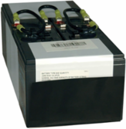 3U UPS Replacement Battery Cartridge 48VDC, 4 x 5 x 12 Inch, Set of 4 Batteries