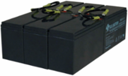 3U UPS Battery Cartridge with 6 Pre-assembled 12V Batteries, 72VDC