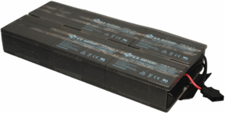 72VDC UPS Replacement Battery Cartridge Kit, 37 lbs, Compatible with SMART3000RMOD2U