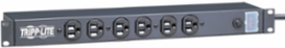 1U Rack-Mount Power Strip, 120V, 15A, 6 Outlets, 15 ft Cord