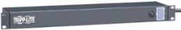 1U Rack-Mount Power Strip, 120V, 15A, 6 Outlets, 15 ft Cord