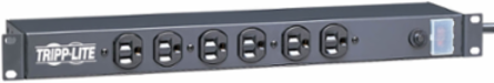 1U Rack-Mount Power Strip, 12 Outlets, 15A, 15 ft Cord, NEMA 5-15P