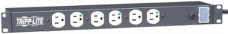 1U Medical-Grade Rackmount Power Strip, 12 Hospital-Grade Outlets, 15 ft. Cord