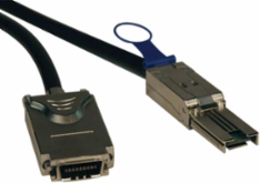 4 Lane External SAS Cable Mini-SAS SFF-8088 to 4xInfiniband SFF-8470, 1 Meter