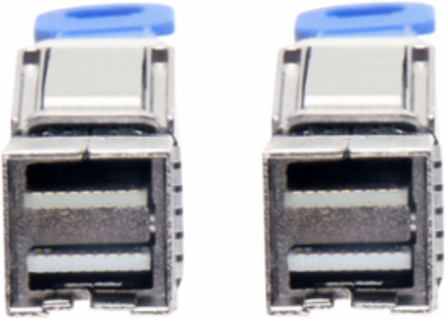 Mini-SAS External HD Cable 1 m SFF-8644, 12 Gbps, RoHS Certified