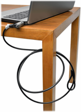Combination Laptop Security Lock with 6 ft Cable, 4-Digit Resettable Lock