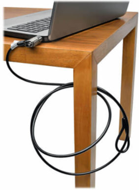 Combination Laptop Security Lock with 6 ft Cable, 4-Digit Resettable Lock