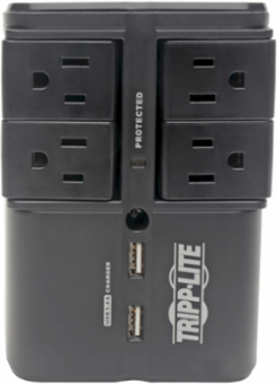 Surge Protector with 4 Rotatable Outlets, 1080 Joules, 3.4A USB Charger