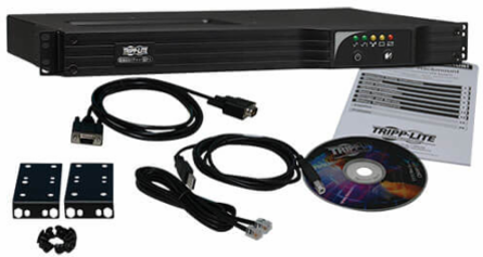 Line-Interactive UPS 1kVA 800W, 1U Rackmount, 6 Outlets, Pure Sine Wave