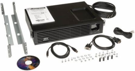 1kVA 800W Line-Interactive Sine Wave UPS, 2U Rack/Tower, 6 Outlets