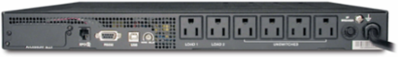 Line-Interactive 1kVA 800W UPS - 1U Rackmount, 6 Outlets, Pure Sine Wave