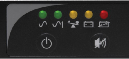 1U Rack Line-Interactive Sine Wave UPS 1000VA 800W, 6 Outlets, WEBCARDLX