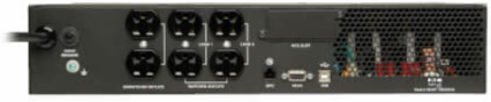 2U Line-Interactive Sine Wave UPS, 1000VA/800W, 6 Outlets, LCD Display
