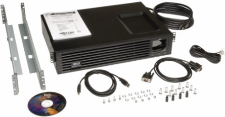 SmartPro Line-Interactive Sine Wave UPS, 120V, 1000VA/800W, 2U, WEBCARDLX, LCD, USB, DB9, 6 Outlets
