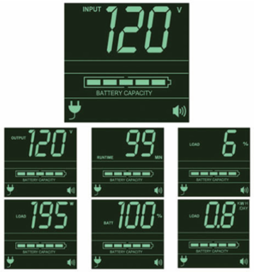 120V 1kVA 900W Line-Interactive Sine Wave UPS, 2U, 8 Outlets