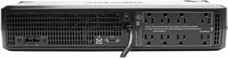 1200VA Line-Interactive UPS, 700W, 2U Rack/Tower, 8 Outlets, AVR