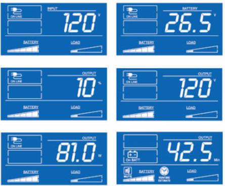 Line-Interactive UPS, 1300VA/720W, 8 Outlets, AVR, USB, LCD