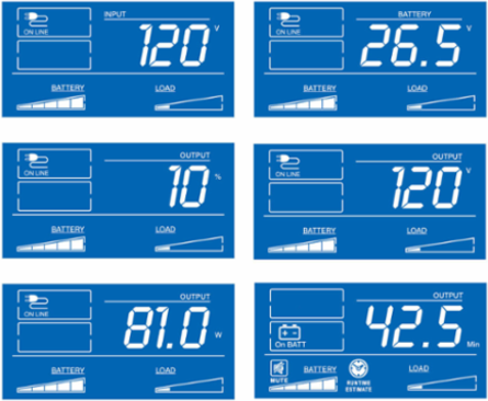 Line-Interactive UPS, 1300VA/720W, 8 Outlets, AVR, USB, LCD