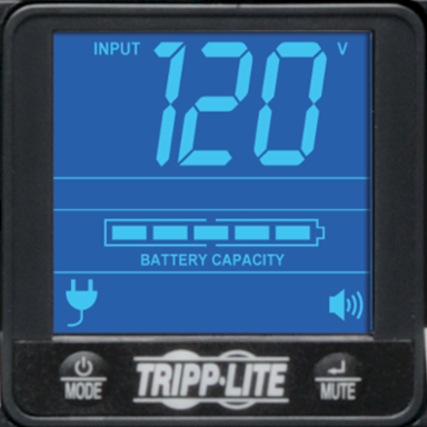 Line-Interactive UPS 1500VA 900W with 8 Outlets, 2U Rackmount
