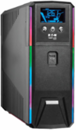 Gaming UPS Battery Backup, Pure Sine Wave, 120V, 1500VA/900W, LCD, AVR, RGB LEDs, USB Charging
