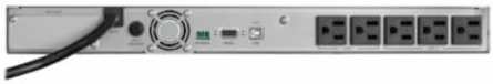 UPS, Line-Interactive, 1440VA, 1100W, 120V, Pure Sine Wave, 5 Outlets, 1U Rack/Tower