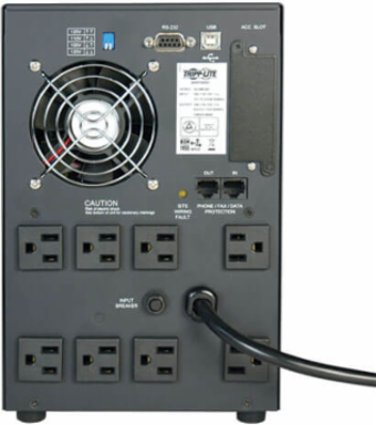 Line-Interactive 120V 1.5kVA 900W UPS with 8 Outlets and USB Ports