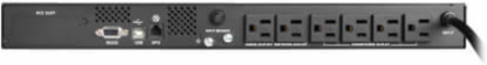 500VA 300W Line-Interactive UPS, 1U Rack/Tower, 6 Outlets, USB/DB9