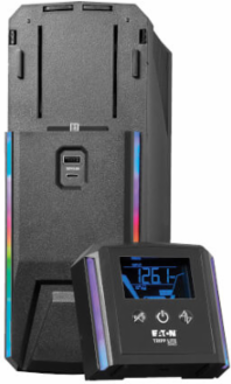 UPS Battery Backup, Gaming, Line-Interactive, 600VA/360W, 120V, Pure Sine Wave, LCD, RGB LED