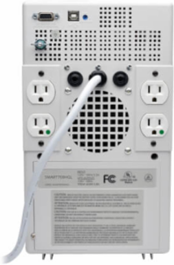 Medical-Grade Line-Interactive 700VA UPS with 4 Outlets, 940 Joules Surge Protection