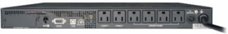 750VA Line-Interactive Sine Wave UPS, 1U Rackmount, 6 Outlets, USB, Serial