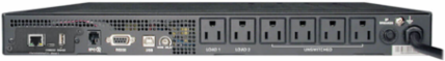 750VA 600W Line-Interactive Sine Wave UPS, 1U Rackmount, Pre-installed WEBCARDLX