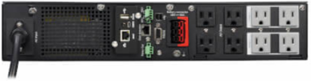 SmartPro 750VA 750W 120V Line-Interactive Sine Wave UPS - 8 Outlets, Extended Run, Network Card Included, LCD, USB, DB9, 2U Rack/Tower