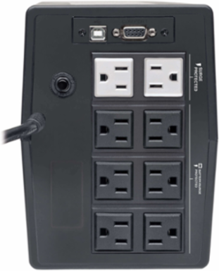 750VA Line-Interactive UPS 600W, 8 NEMA 5-15R Outlets, 120V